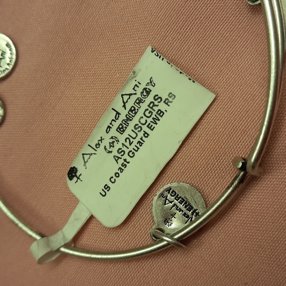 NWT, Alex and Ani U.S. Coast Guard Silver Bracelet - Picture 9 of 9